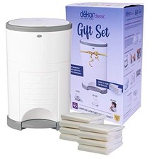 D kor Classic Diaper Pail Gift Set Year Supply Of Refills Step