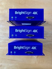 Lot of 3 BrightSign 4k Model 4k242-WWW Player