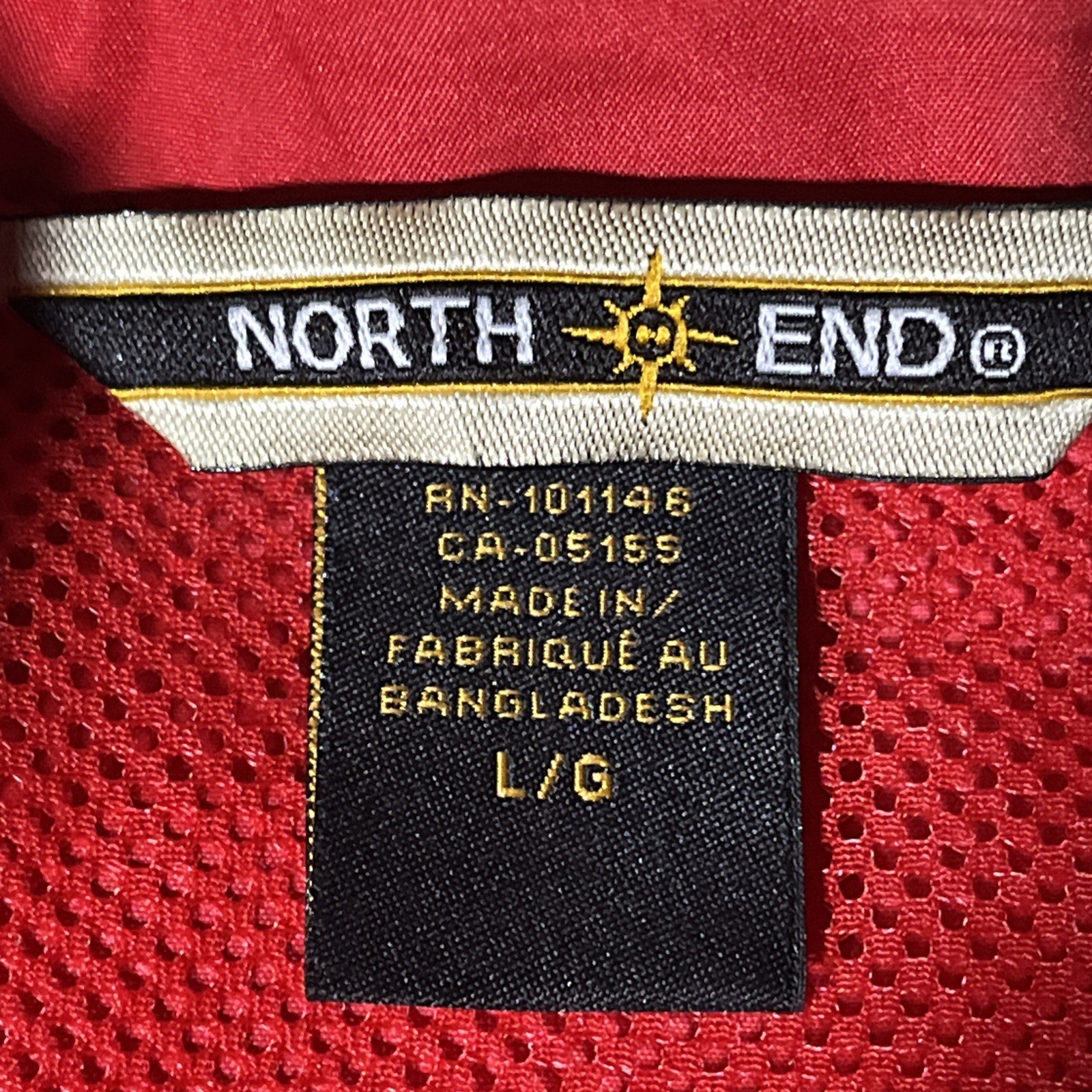 Google Lightweight Full Zip Jacket Red North End … - image 13