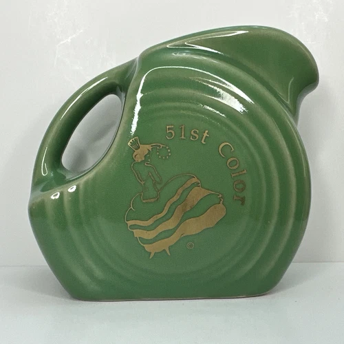 Fiesta Ware 51st Color Mini Disk Pitcher Meadow Green 2019