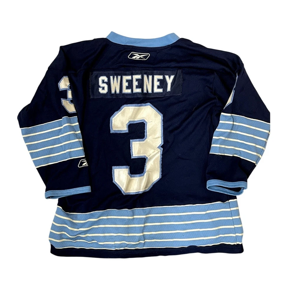 Camiseta deportiva Reebok NHL Pittsburgh Penguins 2011 parche clásico de invierno talla juvenil L/XL Foto 2 de 4