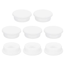 8Pcs Silicone Hole Plug 41.3mm White High Temp T Type Rubber Stoppers