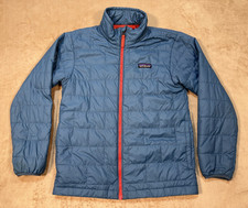 Patagonia Kids' Nano Puff Brick Quilt Jacket Blue Size M10 STY68001