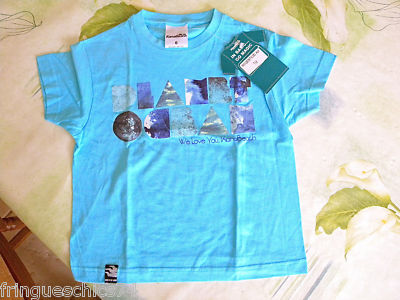 T-shirt Garçon KanaBeach Regentkid KBTypo - Taille 10 Ans - Vert - 100% Coton - Neuf Avec étiquette
