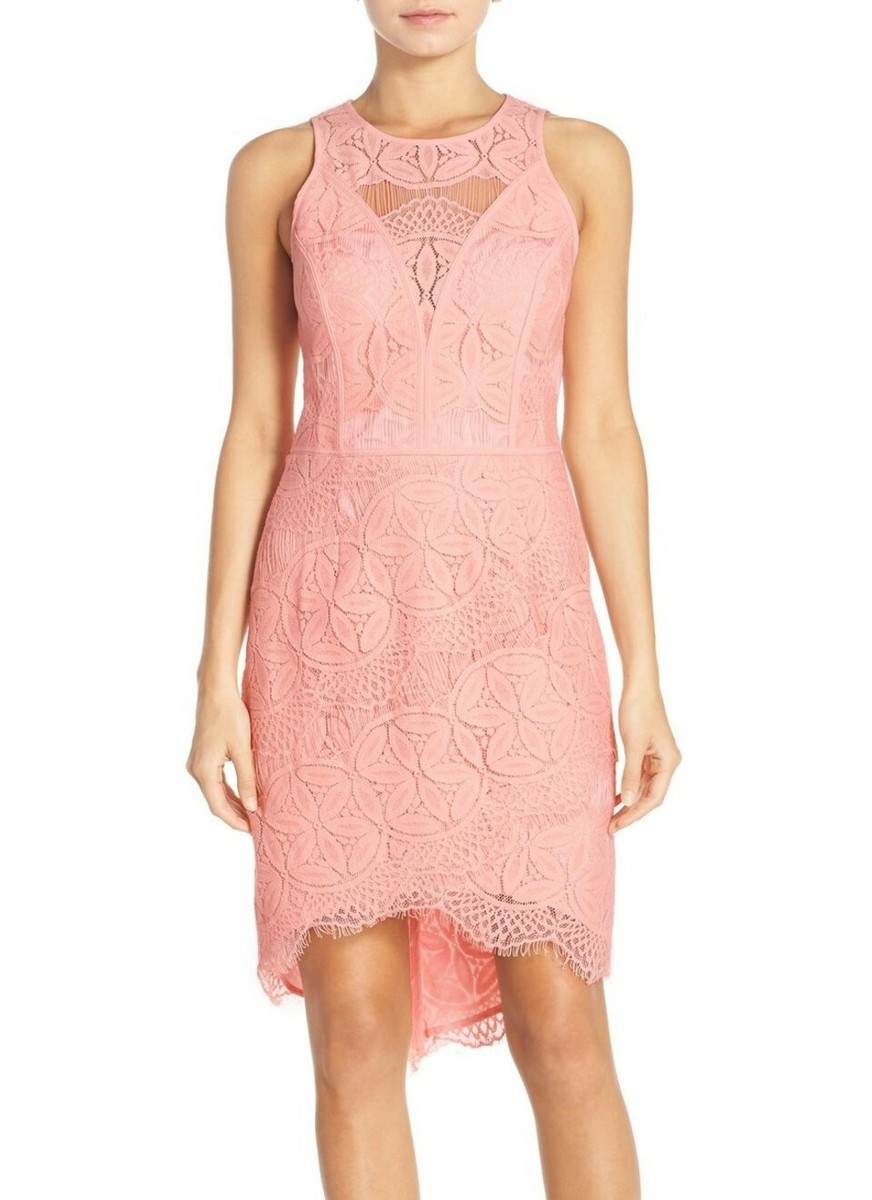 adelyn rae pink lace dress Make an appearance they'll remember with our Emma Multi Lace Dress  She  comes adorned with a beautiful multicolor lace pattern and tie straps to  complete the look. #lacedress #pinkdress #womensdress #newarrivals