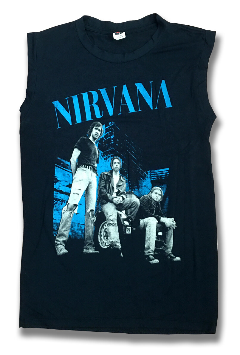 ▪️90‘s【NIRVANA】VINTAGE TANK TOP NIRVANA - BAND PHOTO, ORIGINAL VINTAGE 90'S TANK T-SHIRT
