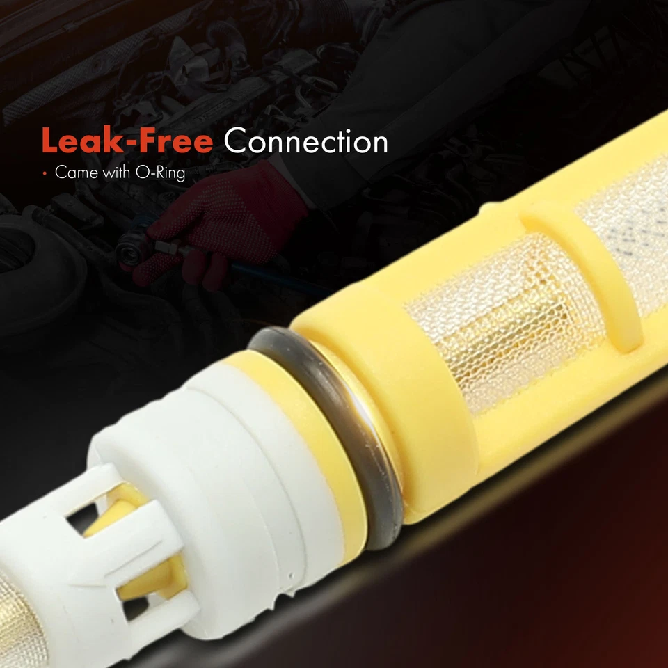 Tubo de orificio de aire acondicionado amarillo con orificio fijo para Buick Park Avenue 1997 2000-2005 Foto 4 de 4