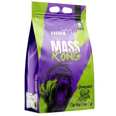 MASS KONG 3000g Whey Mass Gainer Maß Proteinpulver Aminosäuren 3kg