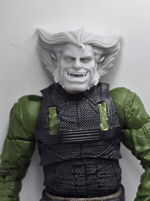 3d Printed MUTANT MEN 97 BEAST NO GLASSSES HEAD#3 7'' 1:10 DC Universe COMPATIBLE