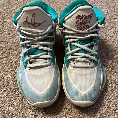 Nike Kyrie 8 Infinity X Sue Bird Keep Sue Fresh 2022 Size 8 Green White EUC