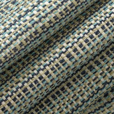 Lucia Verdigris Aqua Blue Textured Upholstery Fabric by the Yard