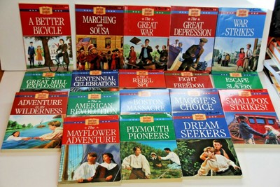 Lot Of 18 Kids History Fiction Books The American Adventure Homeschool Reading Ebay
