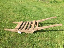 4897 VECCHIA CARRIOLA PORTA SASSI PORTANTINA SLITTA CONTADINA ARREDAMENTO