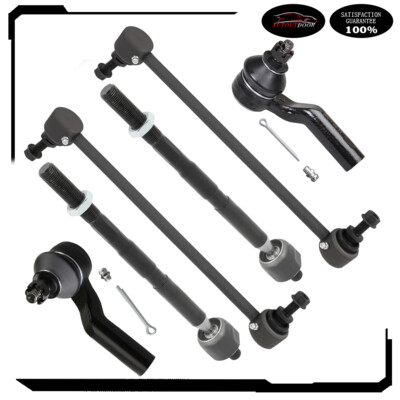 Fits 2013 2014-2015 Ford Escape 6Pieces Front Tie Rod End Link Sway Bar End Link