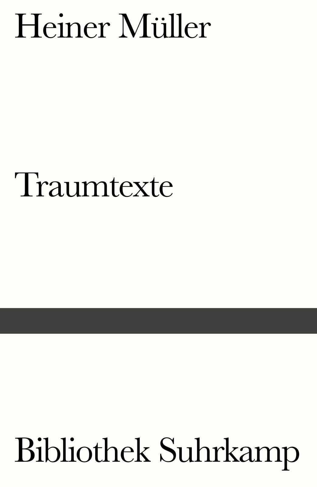 Thumbnail - Traumtexte, Heiner Müller