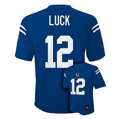 Andrew Luck Indianapolis Colts NFL Football Youth Size Jersey Team Colors Blue