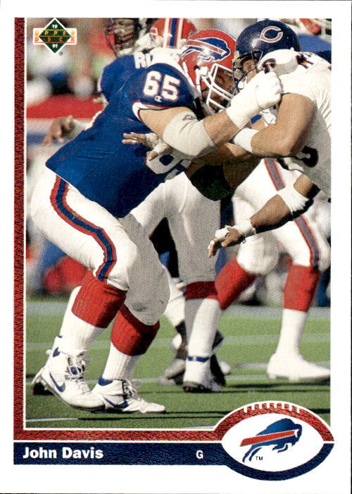 John Davis 1991 Upper Deck #570   Buffalo Bills