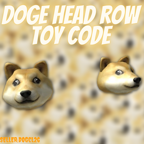 Roblox Doge Headrow Toy code (CODE ONLY!) READ DESCRIPTION eBay