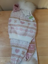 Toby Girls Hat, Gloves  Scarf  One Size  NEW WITH TAGS