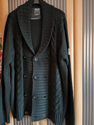 Strick Jacke Damen von Dissident Ref.N°985 schwarz Gr.M, Gr.38 40 42