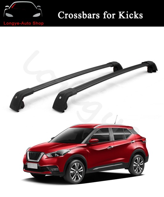 Crossbars Cross bars Fits for Nissan Kicks 2018 2019 2020 Roof Rack