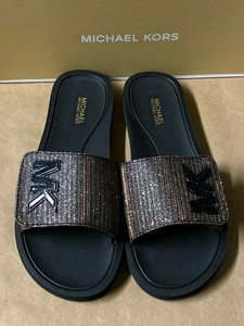 mk logo chain mesh slide