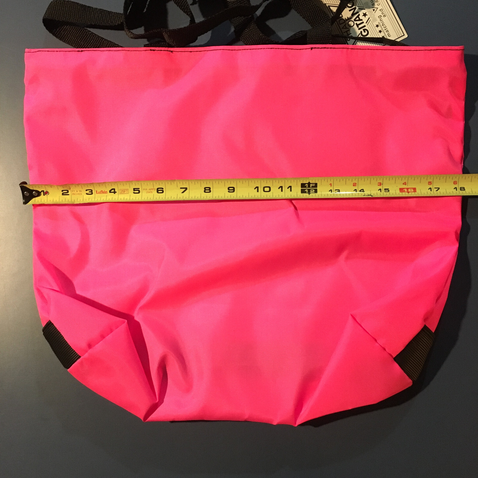 Shades of Gitano Handbag Tote Bag Purse Hot Pink 1980s Vintage NEW WITH TAGS