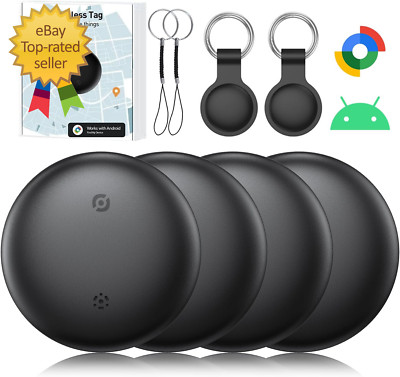 Bluetooth Smart Tags for Android,Air Tags-4 Pack Android,Keys Finder,Item Locato