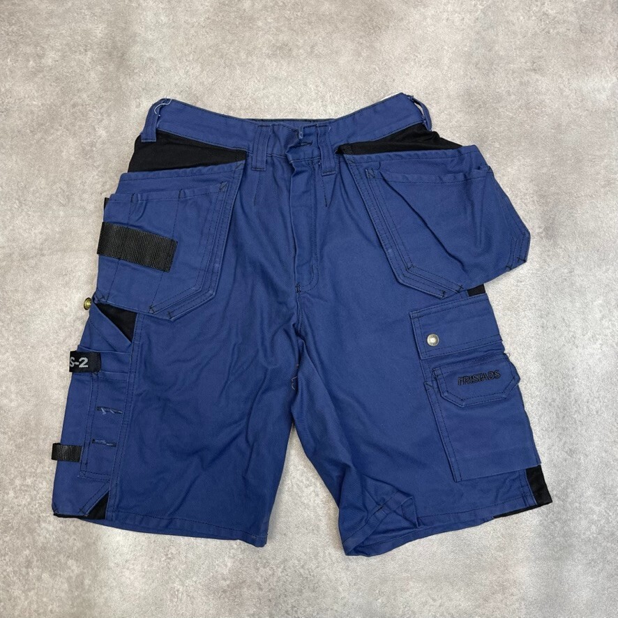 C44 Cargo Shorts Mens Baggy Outdoor Workwear Carpenter Pant, Navy, 30"
