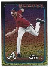 2024 Topps Series 2 Chris Sale #484 Summer Holiday Foil Atlanta Braves
