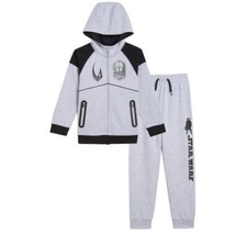 Disney Hoodie Boys 2 Piece Active Set Minecraft Star Wars The Mandalorian Sz 2T
