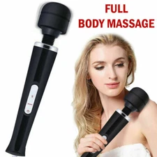 20 speed Handheld Vibrating Massager Wand Full Massage Stick 10 vibration Magic 