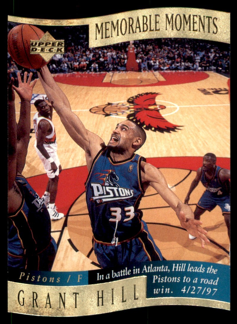 1997-98 Collector's Choice Memorable Moments Grant Hill 8 Detroit Pistons #2