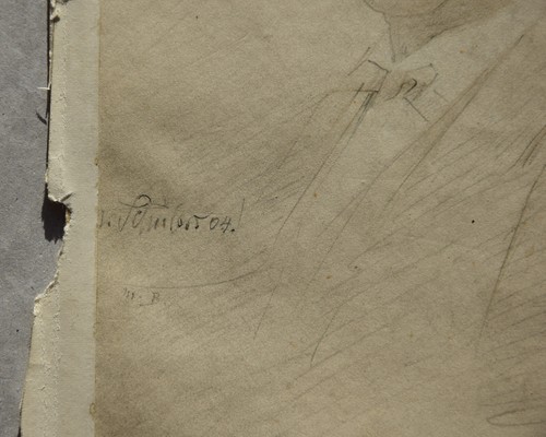Sconosciuto/acquerello 1915 ritratto Elisabetta regina del Belgio Possenhofen - Foto 23 di 24