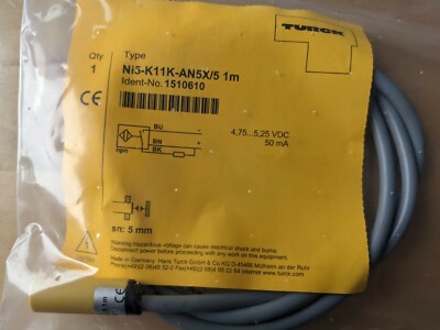 Turck 1510610 Ni5-K11K-AN5X5 1m Induktiver Näherungssensor Sensor APV