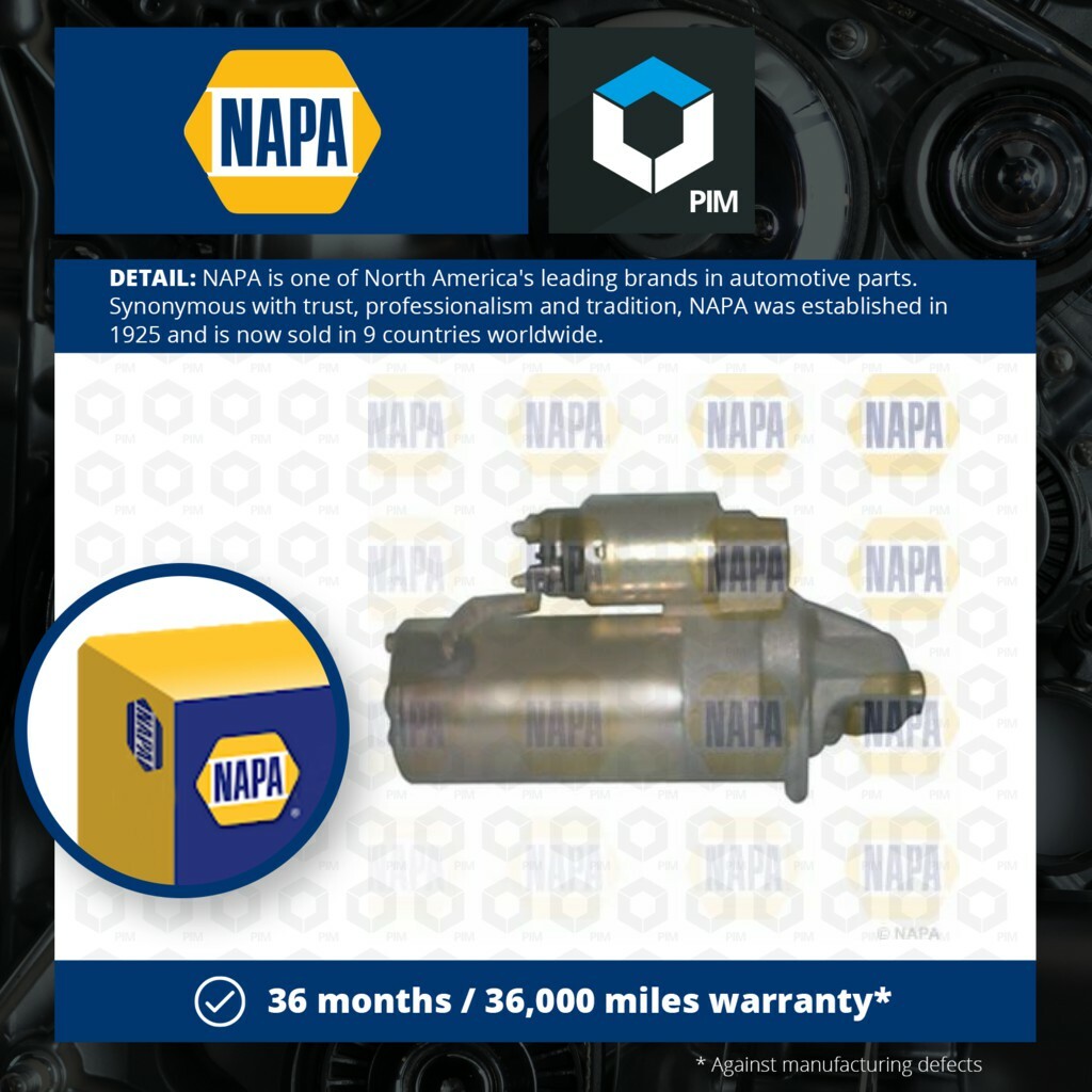 MOTORE di avviamento si adatta LDV Convoy 2.5D 96 a 06 ET70 Napa vera qualità garantita
