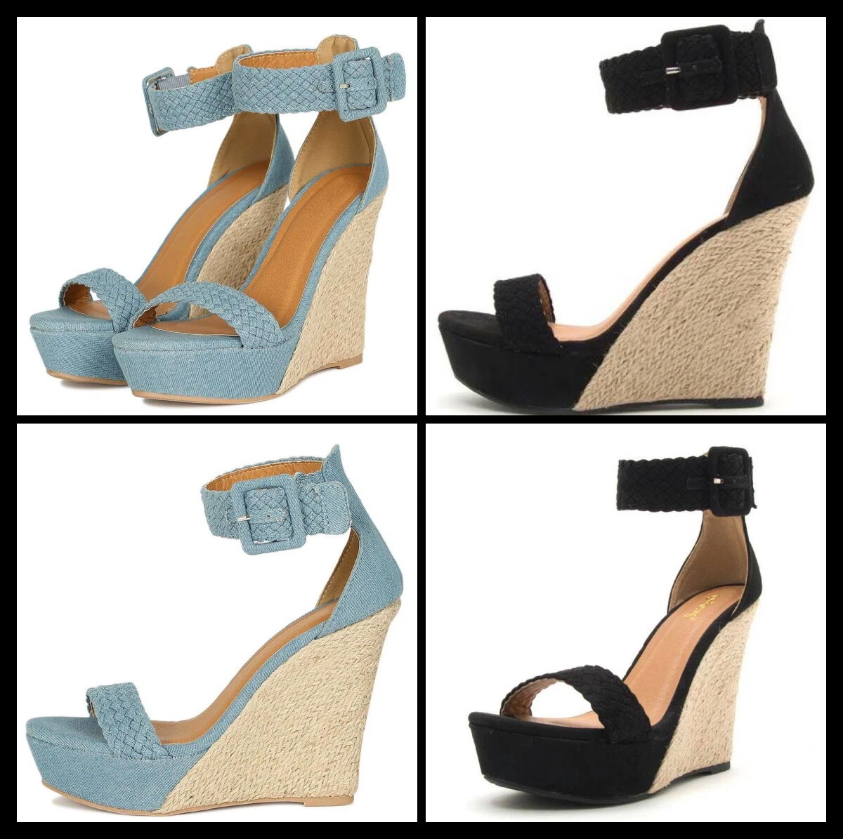 Two strap sales espadrille sandals