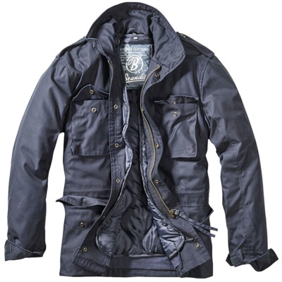Brandit M-65 Standard Jacke Polizei Security Parka Herren Outdoor-Mantel Navy