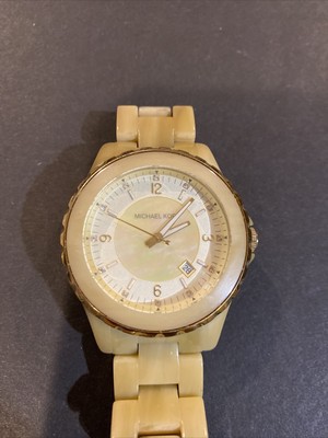Michael Kors Faux Horn Acrylic Ladies Watch MK5299 | eBay