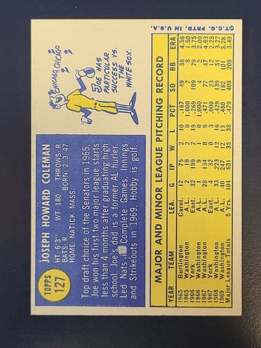 Tarjetas de béisbol Topps 1970 completan tu conjunto que elijas elegir cada una #1 - 187 - Imagen 187 de 239