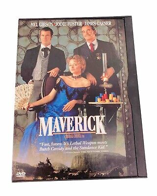 1994 Maverick (DVD, Widescreen/Full Screen) Mel Gibson Jodie 1994 Maverick (DVD, Widescreen/Full Screen) Mel Gibson Jodie