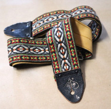RARE VINTAGE ACE WOVEN MULTICOLORED GUITAR STRAP USA Hippie Psychedelic Hendrix