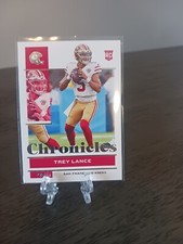 Trey Lance 2021 Panini Chronicles Rookie RC Card #77 49ers 