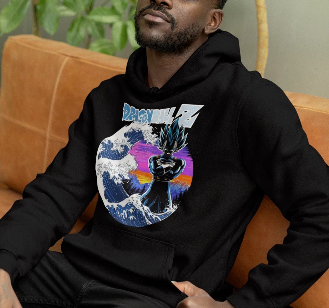 Vegeta Hoodie Dragon Ball Z Anime Super Sweater Gohan Bulma Trunks