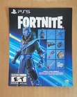 Fortnite Cobalt Star Bundle, Includes 1000 V-Bucks - PS Sony Playstation