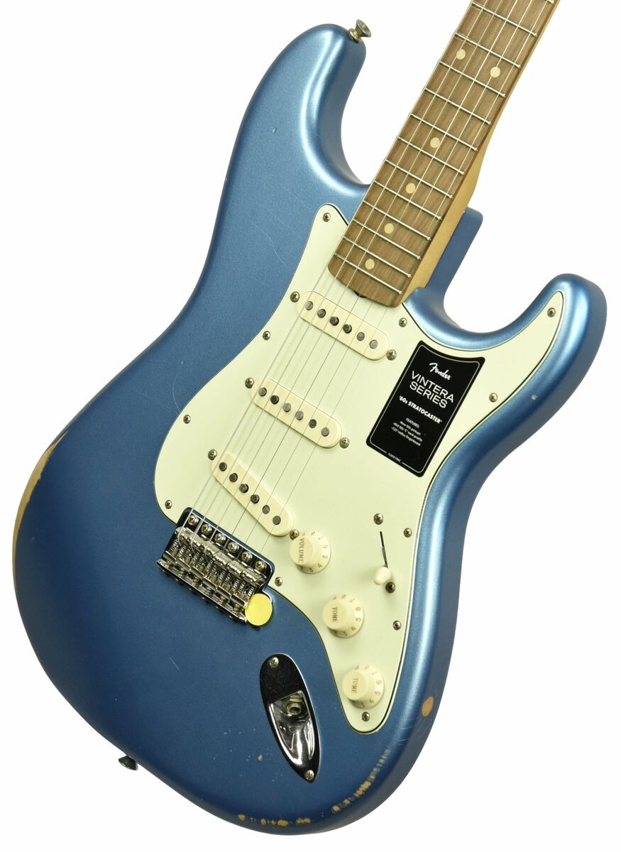Fender Vintera Road Worn 60s Stratocaster in Lake Placid Fender Vintera Road Worn 60s Stratocaster in Lake Placid