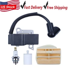 Ignition Coil Air Fuel Filter Kit For Husqvarna 445 450 445e 450e Chainsaw Part