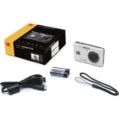 Kodak PIXPRO FZ45 16MP Digital Camera White - FZ45WH for sale