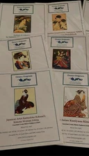 9 BRAND NEW ORENCO ORIGINALS ASIAN THEMED COUNTED CROSS STITCH CHARTS