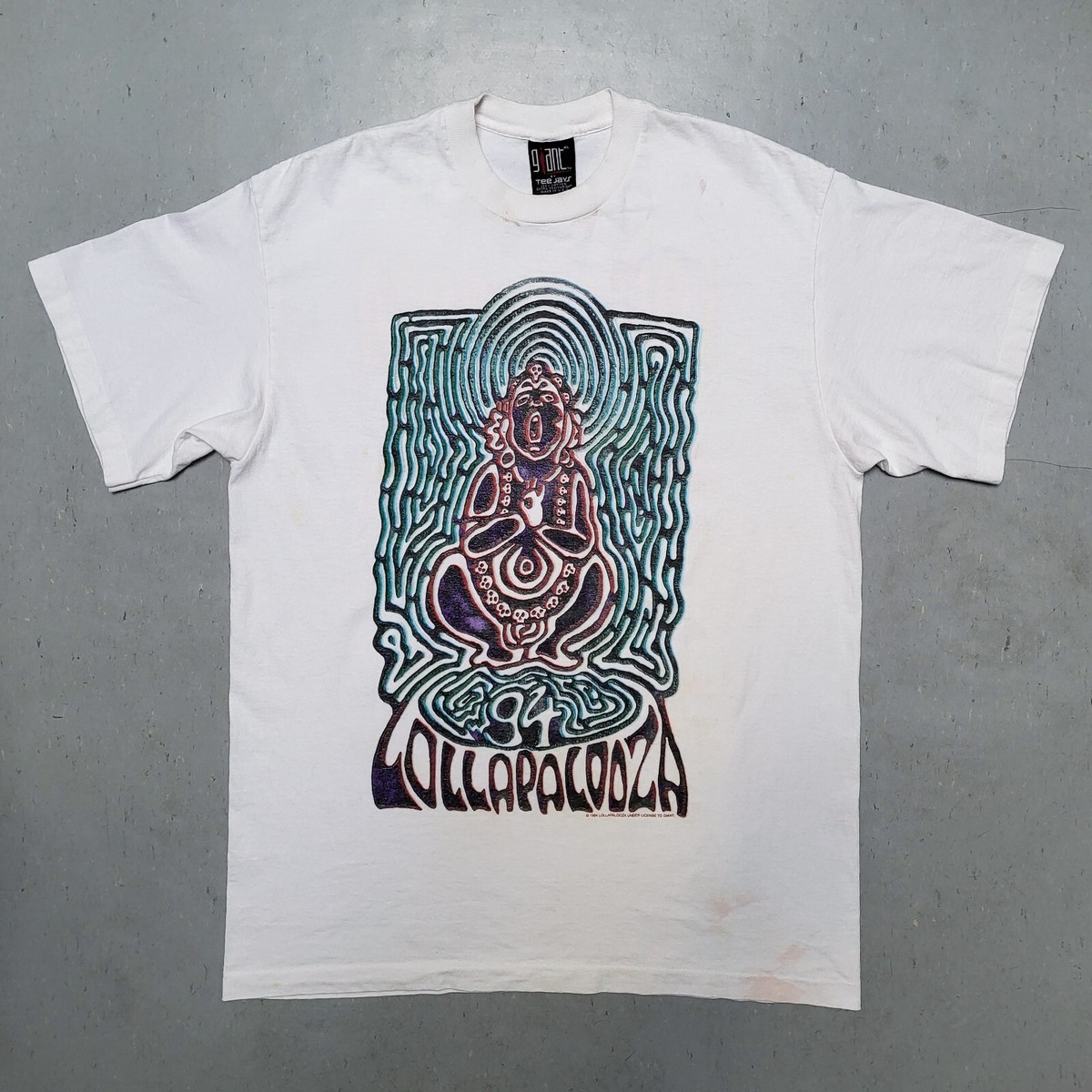 Lollapalooza 90s Tシャツ ヴィンテージ Vtg 90s LOLLAPALOOZA Tshirt 1994 Single Stitch Smashing Pumpkins